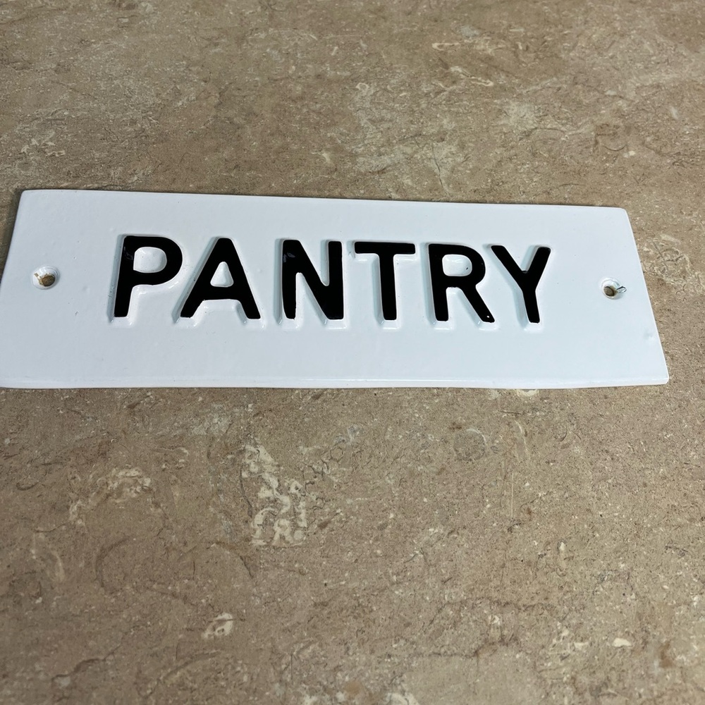 Hearth and Hand Pantry Sign